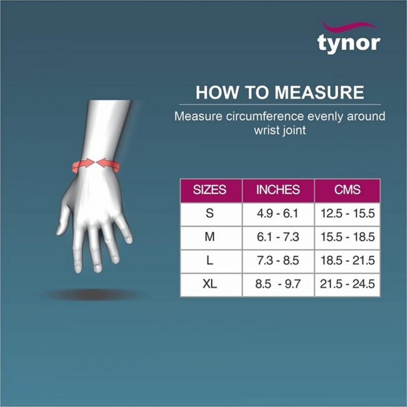 Tynor Wrist Splint Ambidextrous Grey 1 Unit3