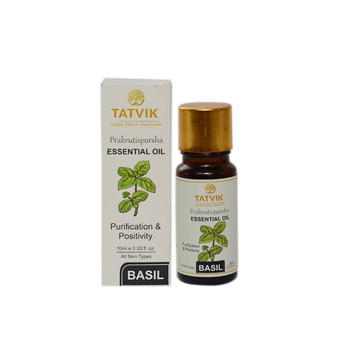 Tatvik Basil Essential Oil With Seductive Fragrance