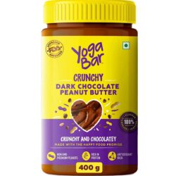 Yogabar Dark Chocolate Crunchy Peanut Butter