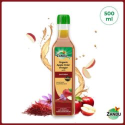 Zandu Organic Apple Cider Vinegar With Saffron (500 ml)