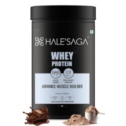 Halesaga Whey Protein Powder For Men & Women with Digestive Enzymes (1 Kg)