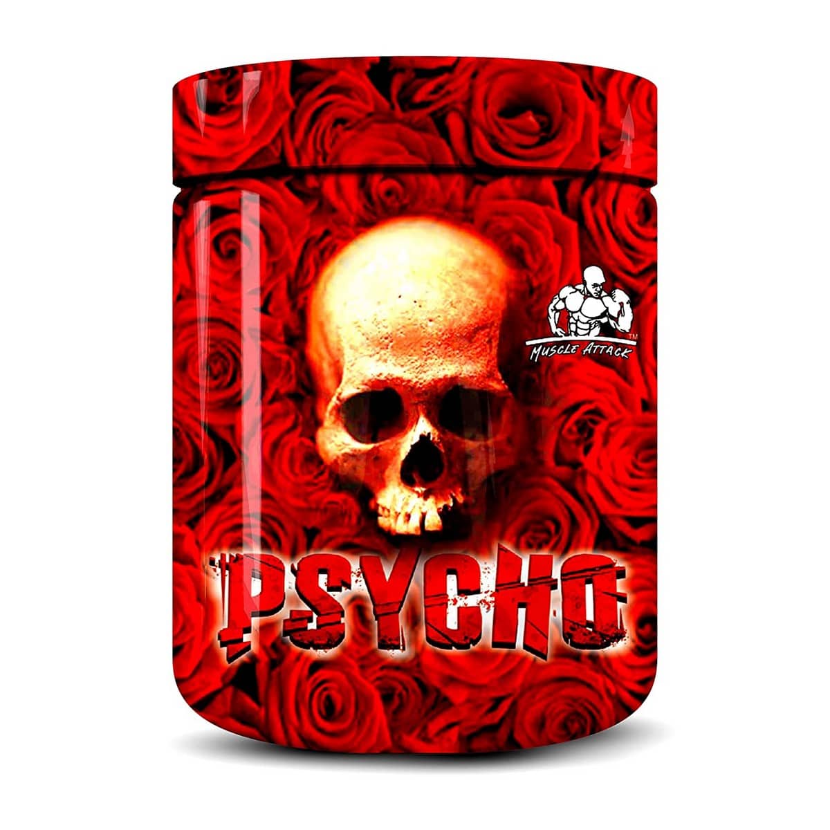 Muscle Attack Psycho Pre Workout, 1kg, Non prescription