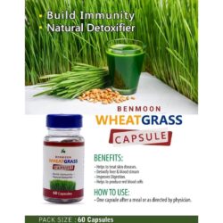 Benmoon Wheat Grass Capsules For Build Immunity