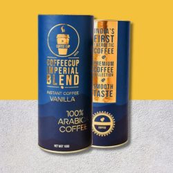 Imperial Blend Coffee Cup India Vanilla Instant Coffee 100g