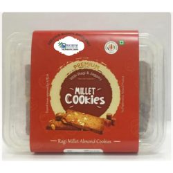 Richesm Healthcare 100 Natural Ragi Millet Almond Cookies 150 Gm
