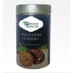 Richesm Healthcare 100 Natural Tulsi Herb Cookies 100 Gm