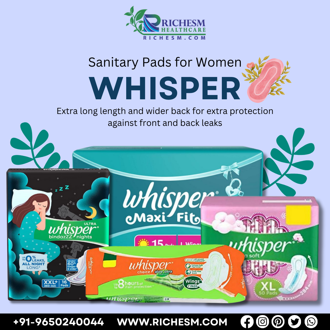 Whisper of Comfort Sanitary Pads for Women From Richesm