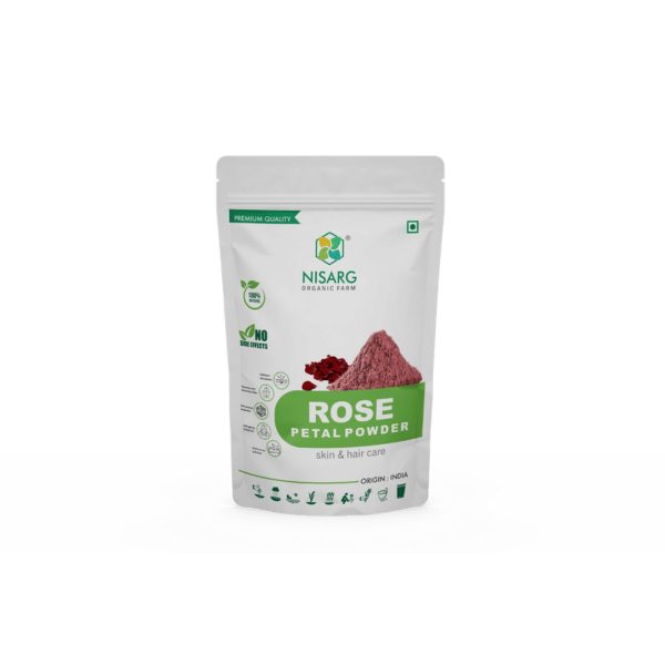 Nisarg Organic Red Rose Petals Powder 100GM