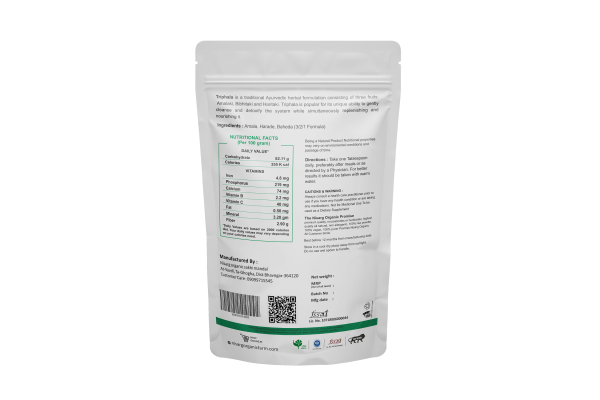 Nisarg Organic Triphala Powder 100 Gm1