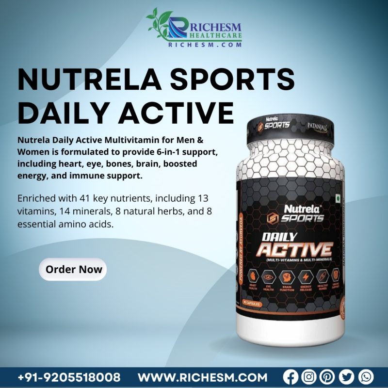 Nutrela Sports Daily Active Fuel Your Active Lifestyle
