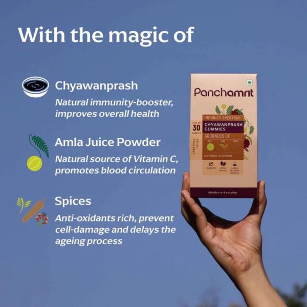 Panchamrit Chyawanprash Gummies Natural Flavor 6