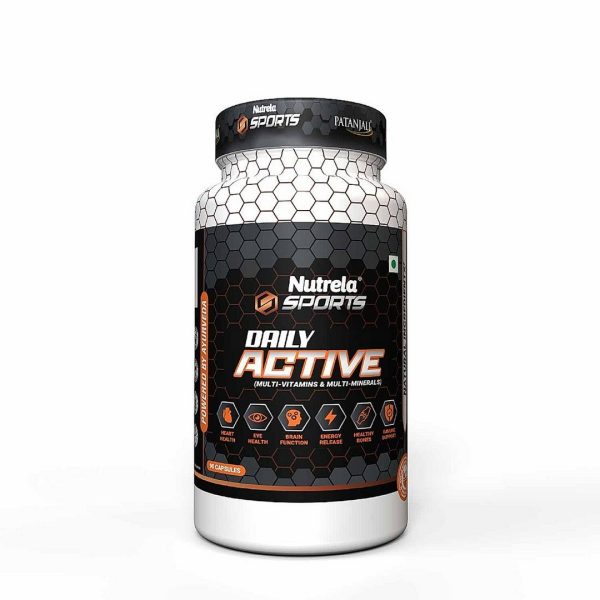 Patanjali Nutrela Sports Daily Active 90 Capsule