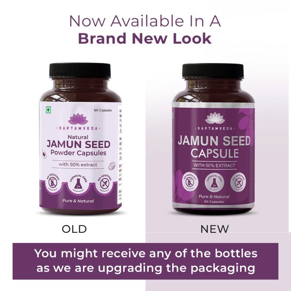 Saptamveda Natural Jamun Seed Capsules 60 Capsules4