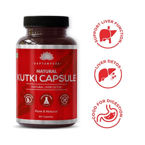 Saptamveda Natural Kutki Capsules with 5 Extract 60 Capsules2