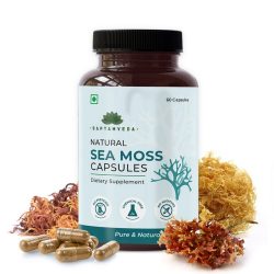 Saptamveda Natural Sea Moss Capsules 60 Capsules