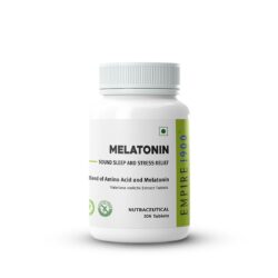 EMPIRE 1900 Melatonin Tablets for Natural Sleep Support 30 Veg Tablets