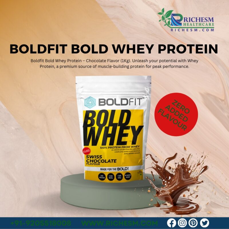 Power Up Your Performance with Boldfit Bold Whey Protein