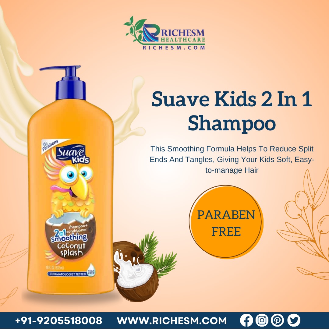 Suave Kids 2 in 1 Shampoo Gentle Care for Little Ones