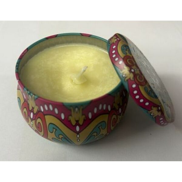 Bee Celebration Rosemary Germanium Soy Wax Candle with Rosemary and Germanium Essential Oils 100gm1