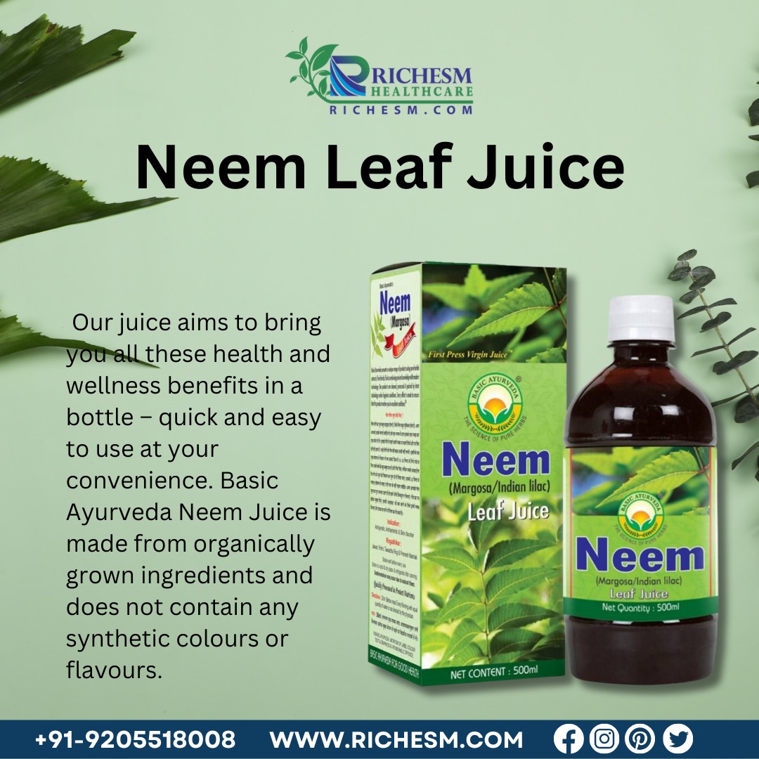 Neem Leaf Juice Your Wellness in a Bottle